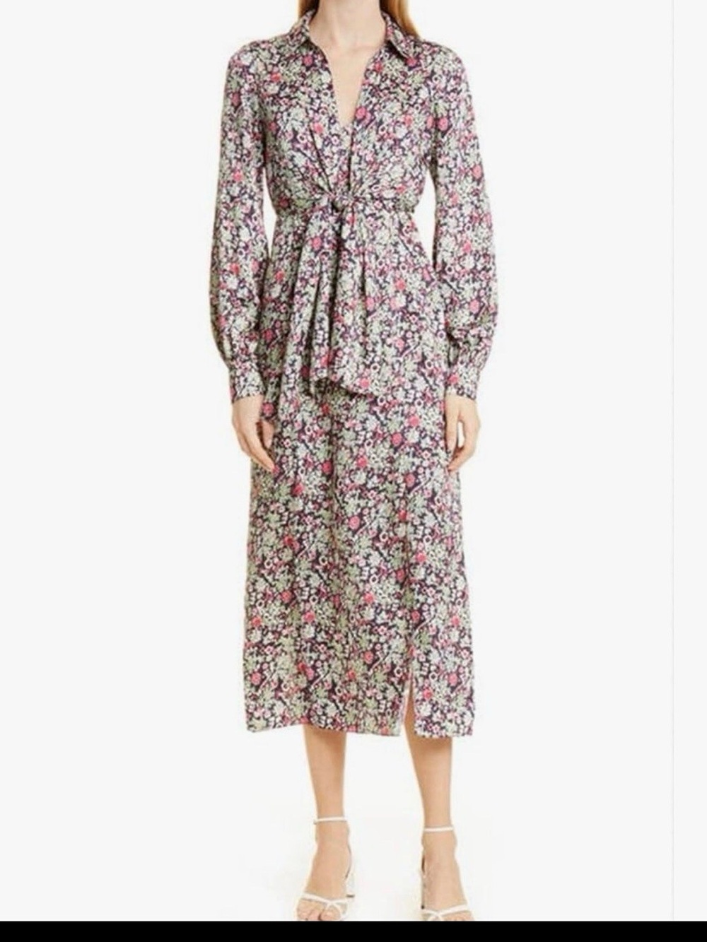 Cinq à Sept Women's Quin Dress Powder Blue Multi Sz 10